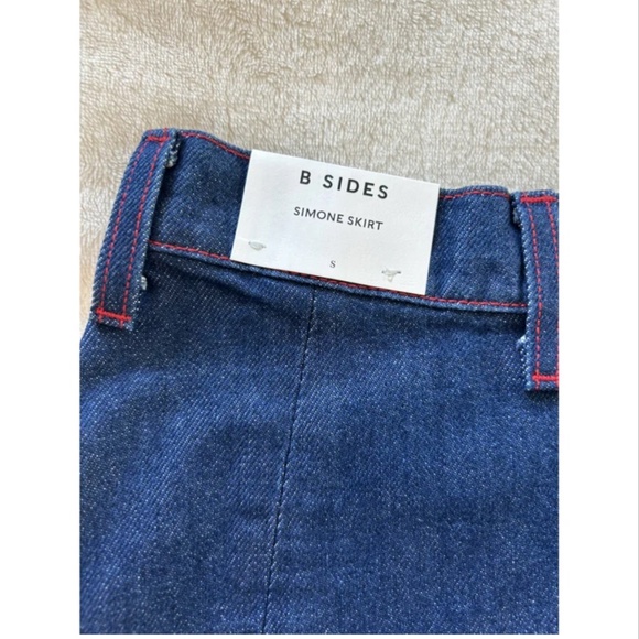 B Sides Simone skirt in Rinse Indigo - Picture 4 of 11